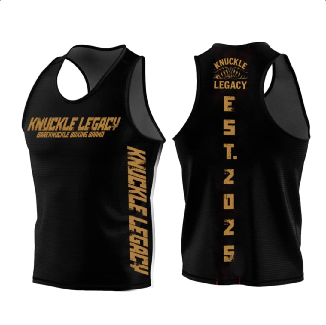 Knuckle Legacy Black Vest Gold Authority Edition