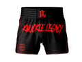 PRE ORDER- Knuckle Legacy Muay Thai Shorts – Blood Red Edition